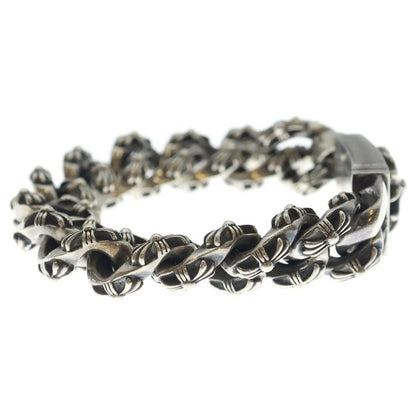Chrome Hearts EX Fncy Chx Large Box ID Silver Bracelet