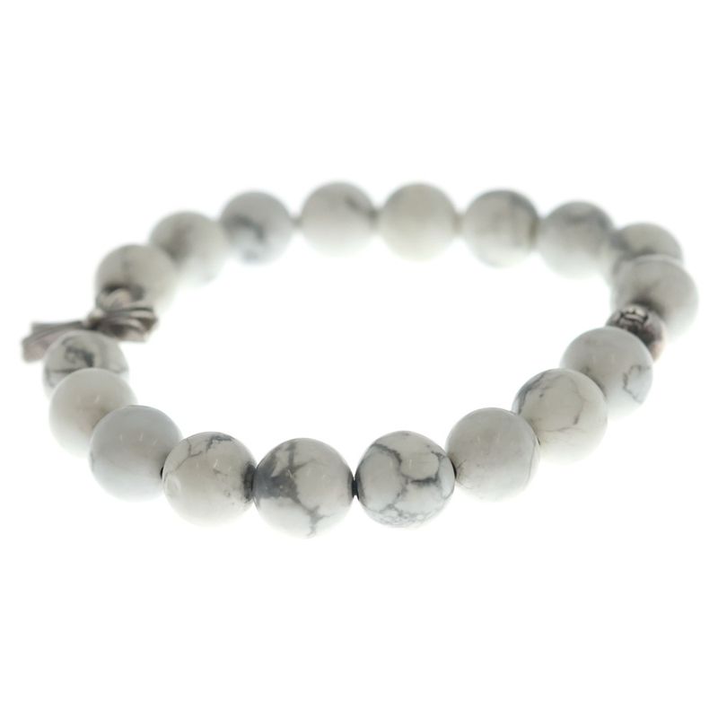 Chrome Hearts 8 mm Bead Bracelet Stack CH
