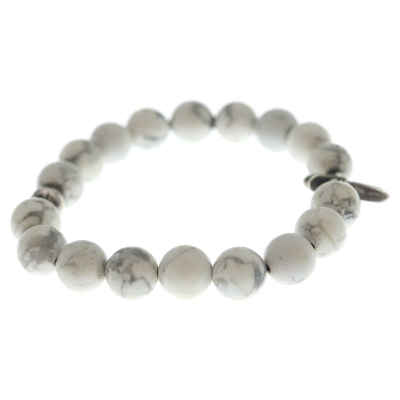 Chrome Hearts 8 mm Bead Bracelet Stack CH