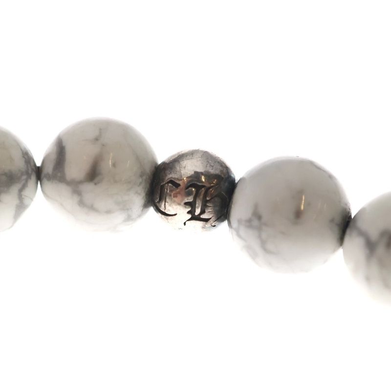 Chrome Hearts 8 mm Bead Bracelet Stack CH