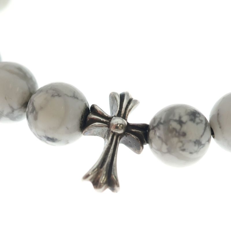 Chrome Hearts 8 mm Bead Bracelet Stack CH