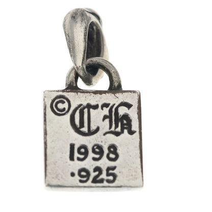 Chrome Hearts Framed BS Fluer Charm Pendant Top Silver