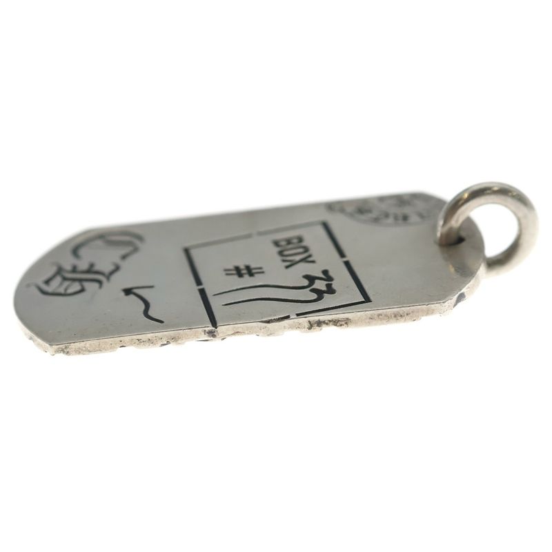 Chrome Hearts Dog Tag Aoyama CH Anniversary Dog Tag Necklace Top Silver