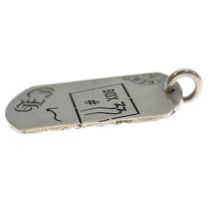 Chrome Hearts Dog Tag Aoyama CH Anniversary Dog Tag Necklace Top Silver