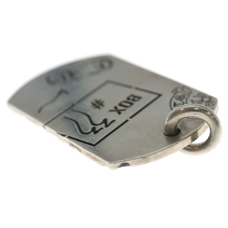 Chrome Hearts Dog Tag Aoyama CH Anniversary Dog Tag Necklace Top Silver