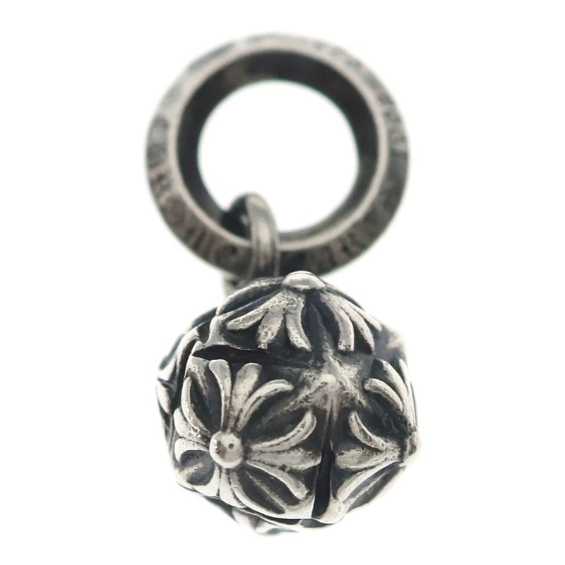Chrome Hearts Pyramid Plus Ball Pendant Top Silver