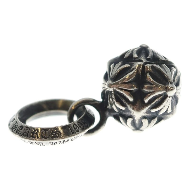 Chrome Hearts Pyramid Plus Ball Pendant Top Silver