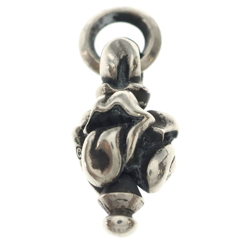 Chrome Hearts LT Swivel Lip and Tongue Charm Necklace Top Silver