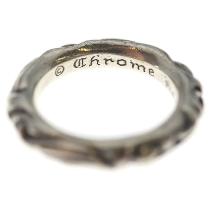Chrome Hearts Scrl Band Scroll Ring Silver