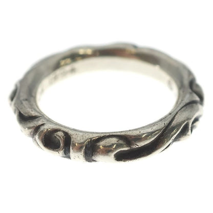 Chrome Hearts Scrl Band Scroll Ring Silver