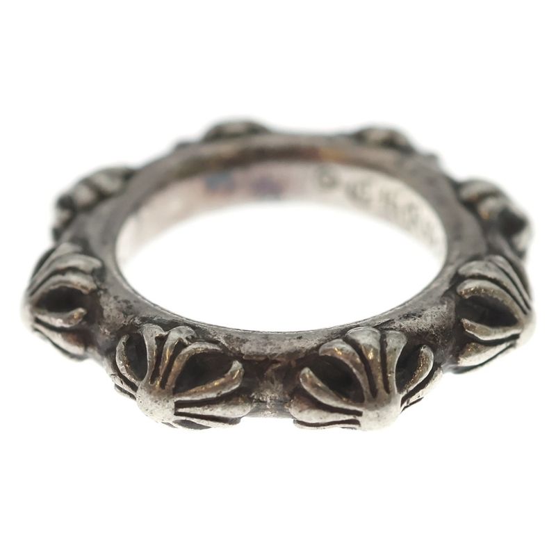 Chrome Hearts Cross Band Ring Silver