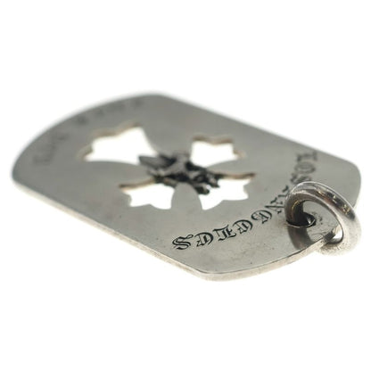 Chrome Hearts D Tag Lrg Ltd la Limited Large Dog Tag Necklace Top