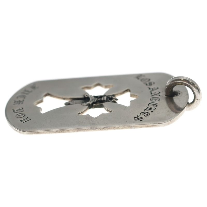 Chrome Hearts D Tag Lrg Ltd la Limited Large Dog Tag Necklace Top