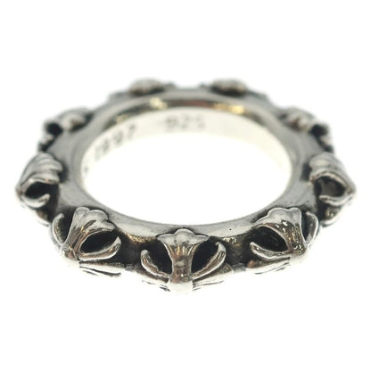 Chrome Hearts Cross Band Ring Silver