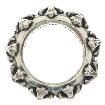 Chrome Hearts Cross Band Ring Silver
