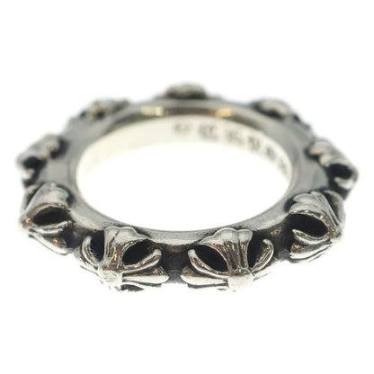 Chrome Hearts Cross Band Ring Silver