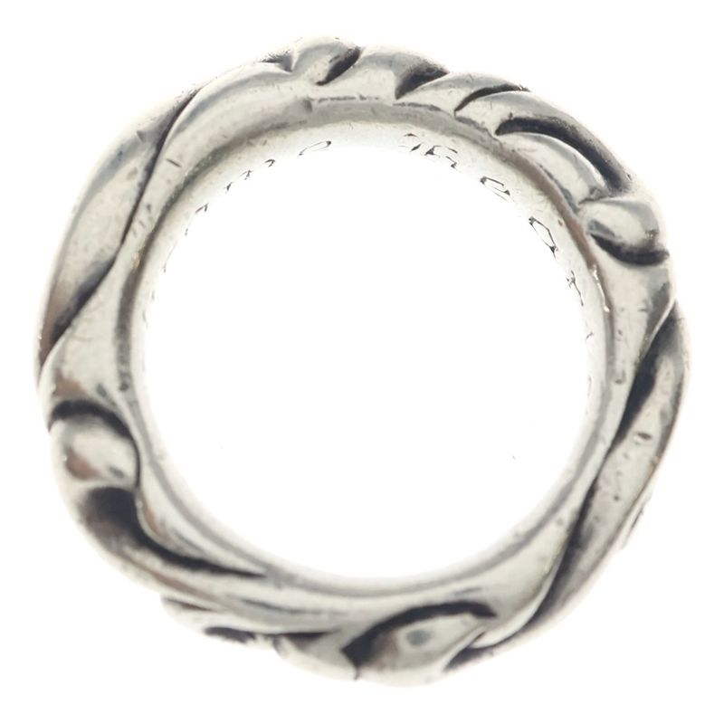 Chrome Hearts Scrl Band Scroll Ring Silver