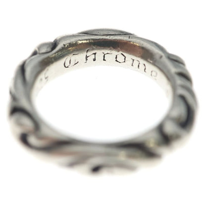 Chrome Hearts Scrl Band Scroll Ring Silver