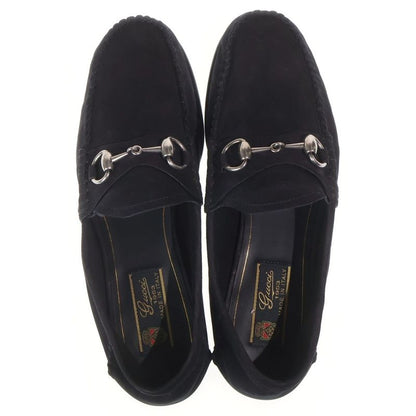 Gucci Horsebit Loafer Leather Loafers Low Cut Shoes Black