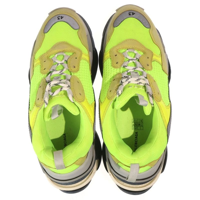 Balenciaga Triple S Trainers S Trainer Low Cut Sneakers Shoes Yellow