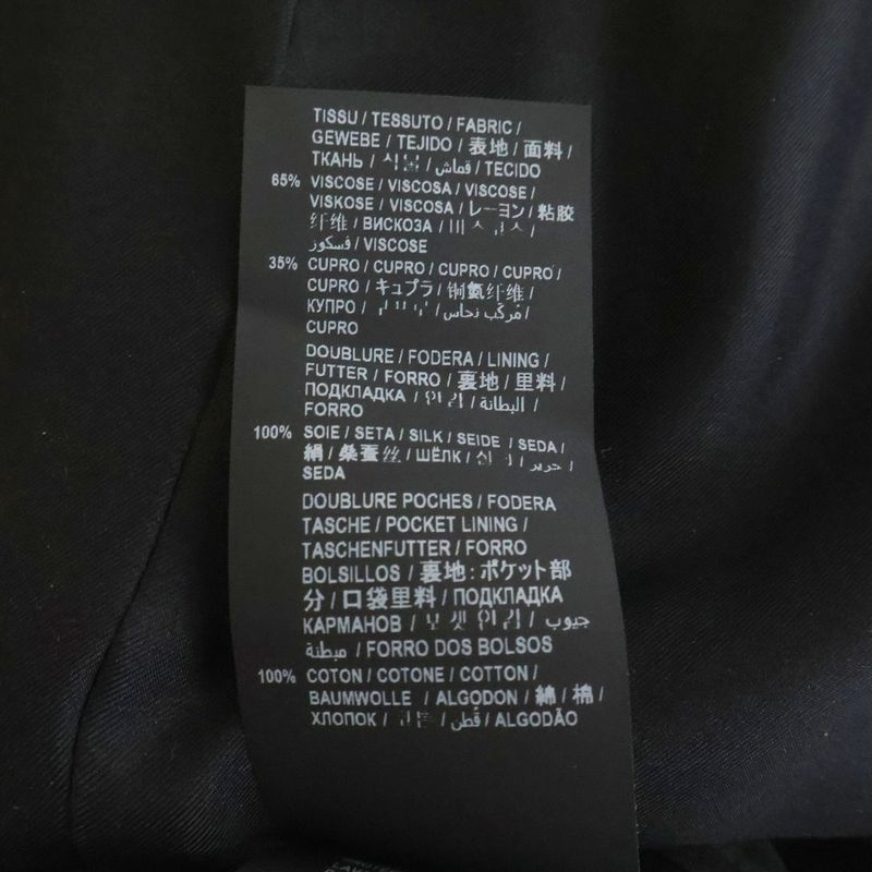 Saint Laurent Paris Italian Velvet Tiered Jacket Black