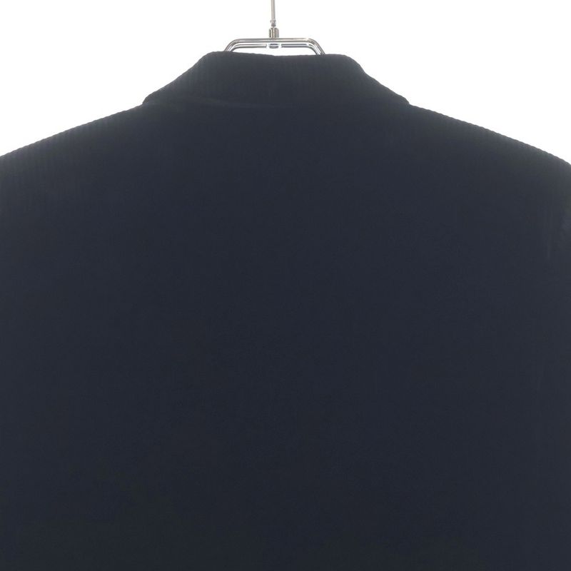 Saint Laurent Paris Italian Velvet Tiered Jacket Black