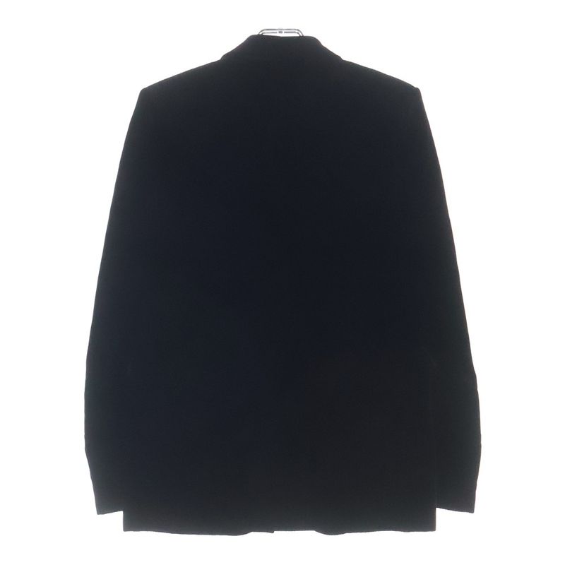 Saint Laurent Paris Italian Velvet Tiered Jacket Black