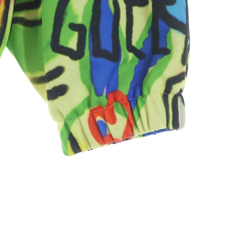 Gucci Dans le Vent Bunny Zip Up Track Jacket Multicolor