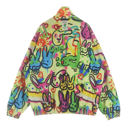 Gucci Dans le Vent Bunny Zip Up Track Jacket Multicolor