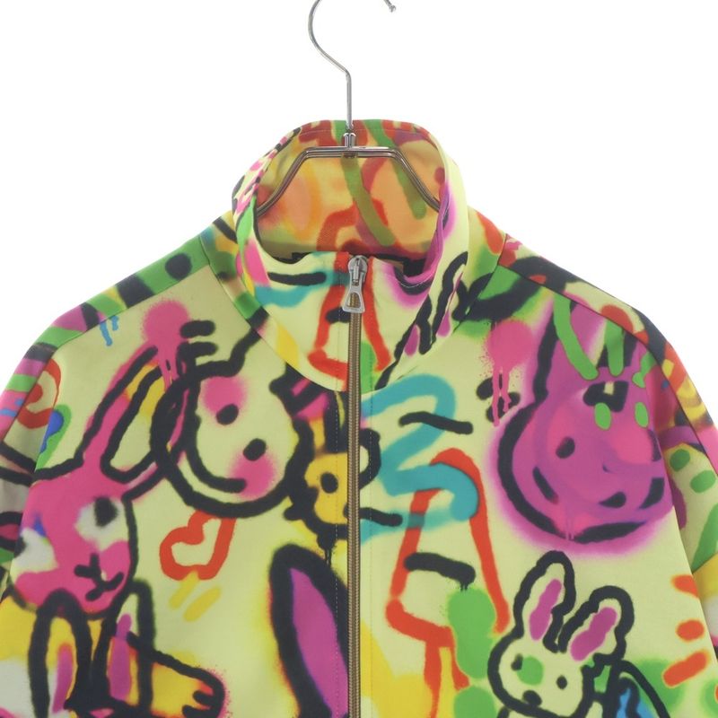 Gucci Dans le Vent Bunny Zip Up Track Jacket Multicolor