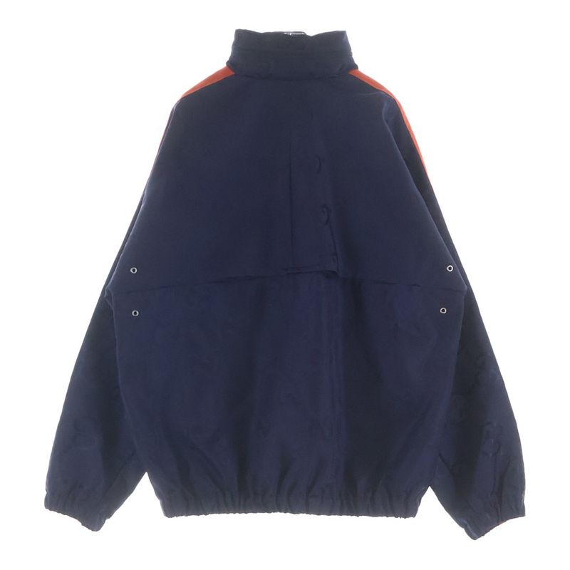Gucci GG Nylon Hooded Jacket Light Navy