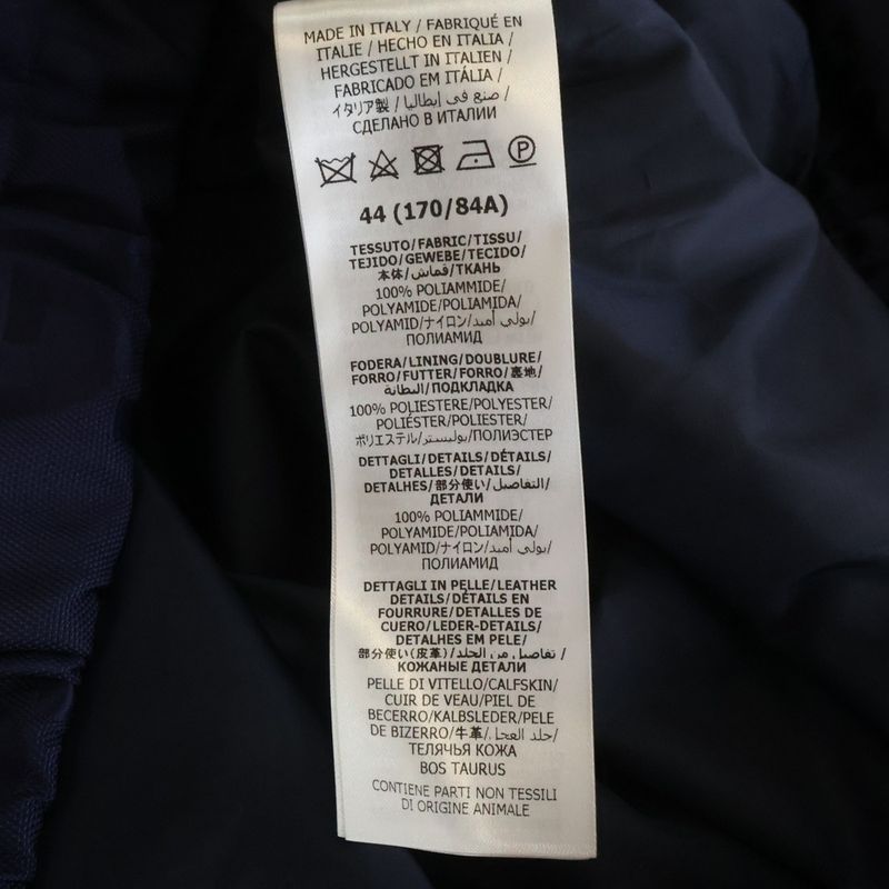 Gucci GG Nylon Hooded Jacket Light Navy