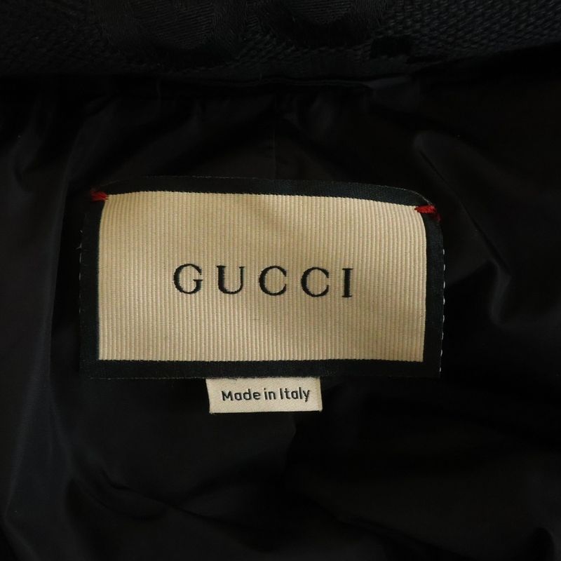 Gucci Jumbo GG Canvas Jacket Black Zaidi