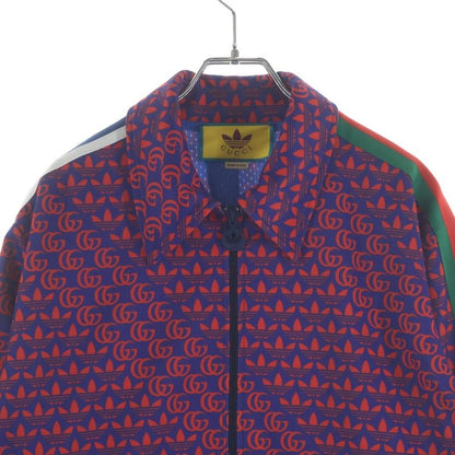 Gucci Adidas Double and Trefoil Print Zip Up Jacket and Zip Up Track
