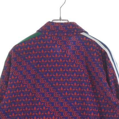 Gucci Adidas Double and Trefoil Print Zip Up Jacket and Zip Up Track