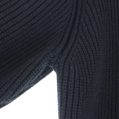 Chrome Hearts Not Triple Cross Leather Patch Cashmere Knit Not Cemetery Sweater