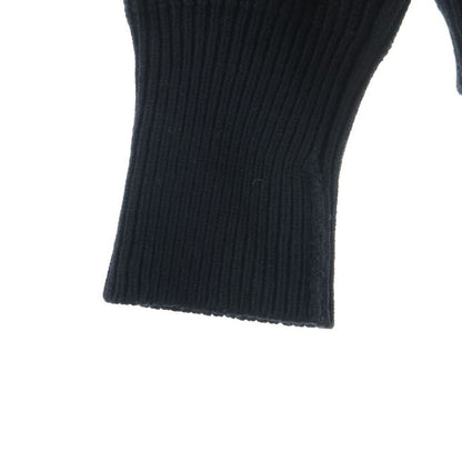 Chrome Hearts Not Triple Cross Leather Patch Cashmere Knit Not Cemetery Sweater