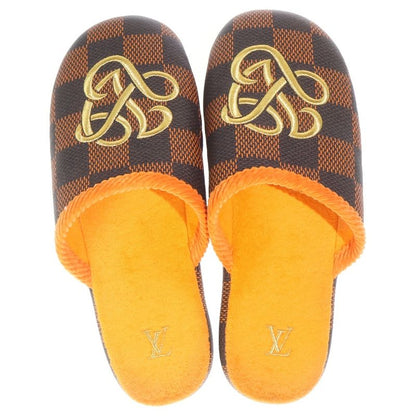 Louis Vuitton Palace Line Damier Mule Sandals Brown