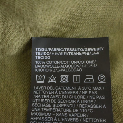 Saint Laurent Paris Cargo Pocket Corduroy Jacket Shirt Moss Green