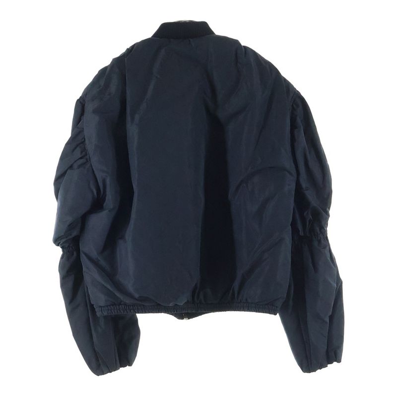Louis Vuitton Monogram Bishop Sleeve Boma Jacket Silk Blend Short Length Black
