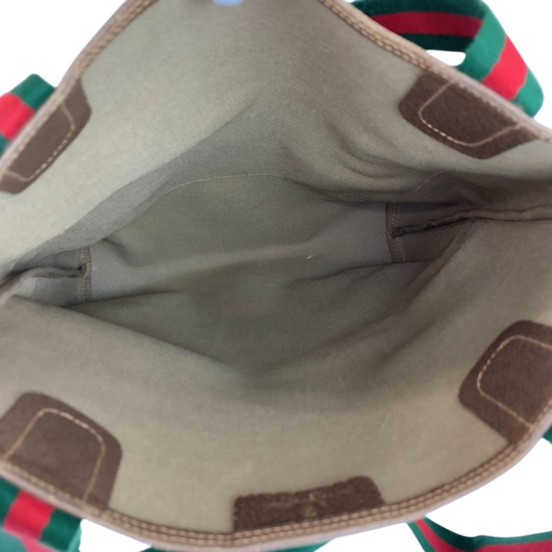 Gucci Vintage Sherry Line GG Supreme Canvas Tote Shoulder Bag