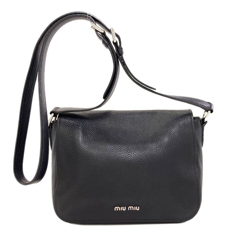 Miu Miu Long Shoulder Bag Leather