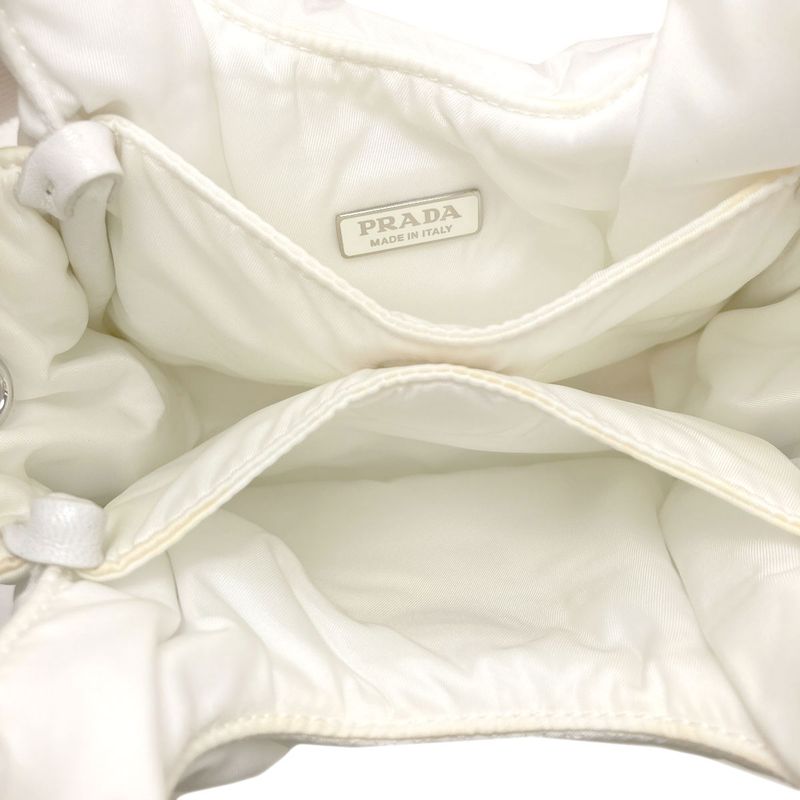 Prada Logo 2-Way Handbag Nylon