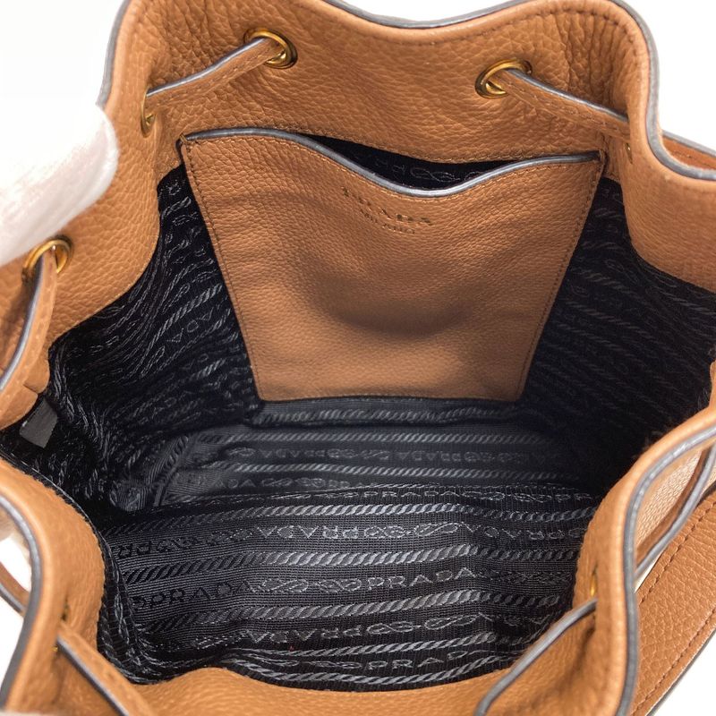 Prada 2-Way Handbag Leather