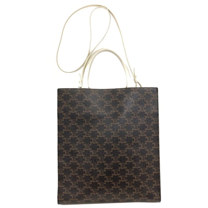 Celine Vertical Cover Triomphe 2-Way Handbag