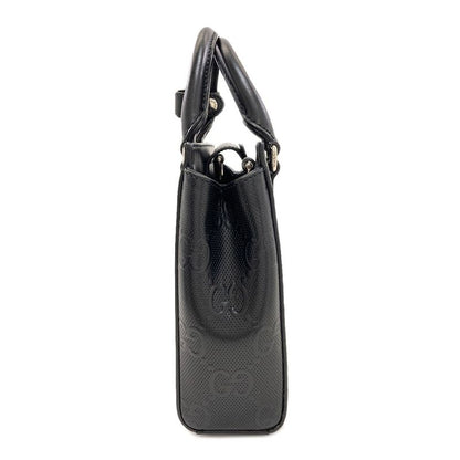 Gucci GG Embossed Mini 2-Way Handbag Calf