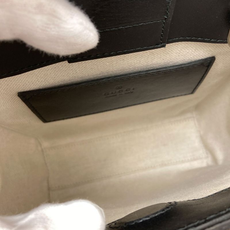 Gucci GG Embossed Mini 2-Way Handbag Calf