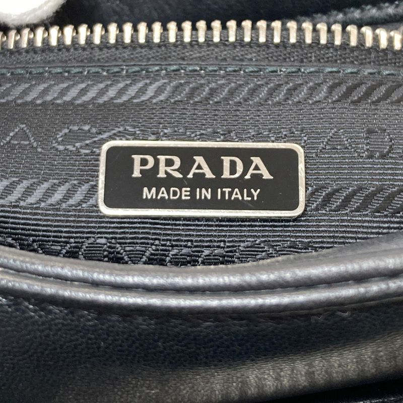 Prada Logo Handbag Lambskin