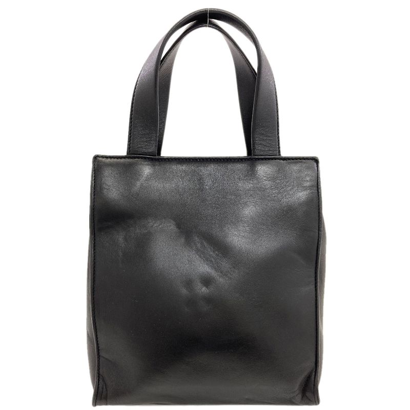 Prada Logo Handbag Lambskin
