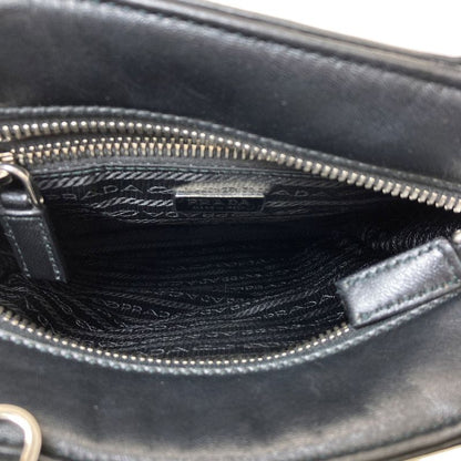 Prada Logo Handbag Lambskin